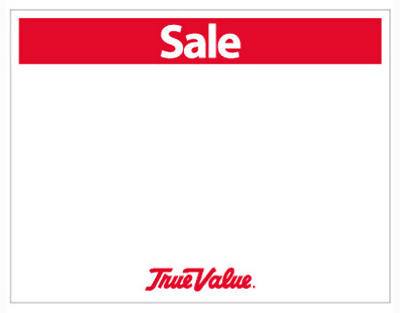 25PK 1UP Sale Out Sign