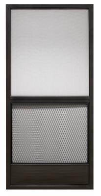 Prov36"BRZ STL Scr Door