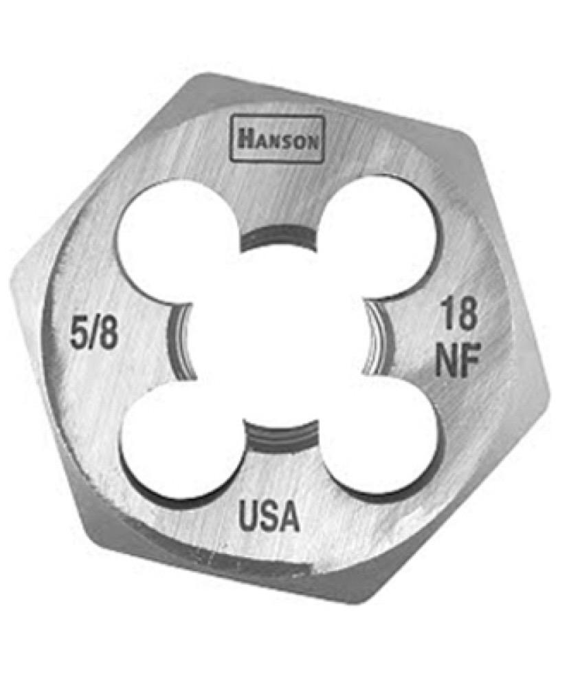 5/8"x18 NF Hex Die