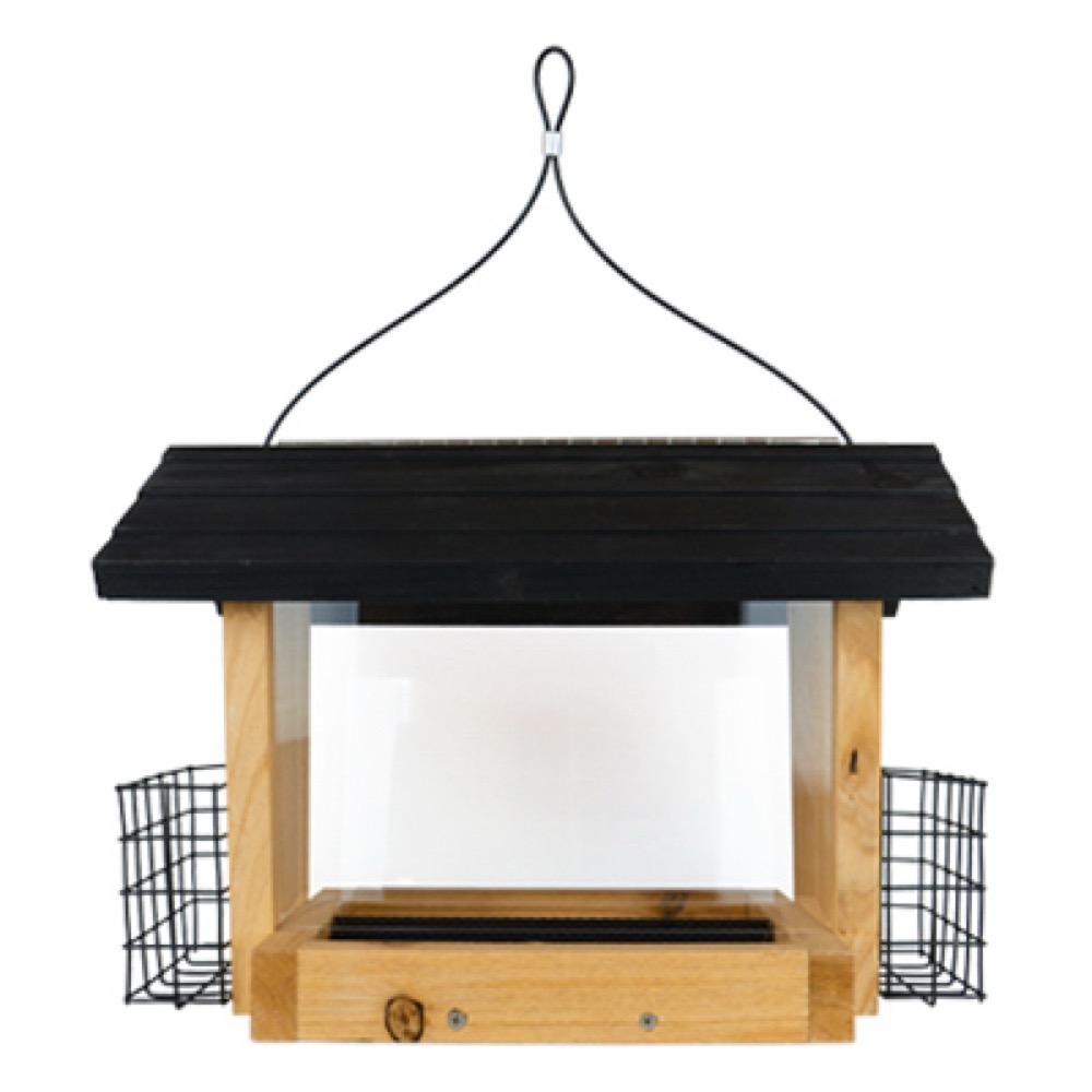 6QT Cedar Hopper Feeder