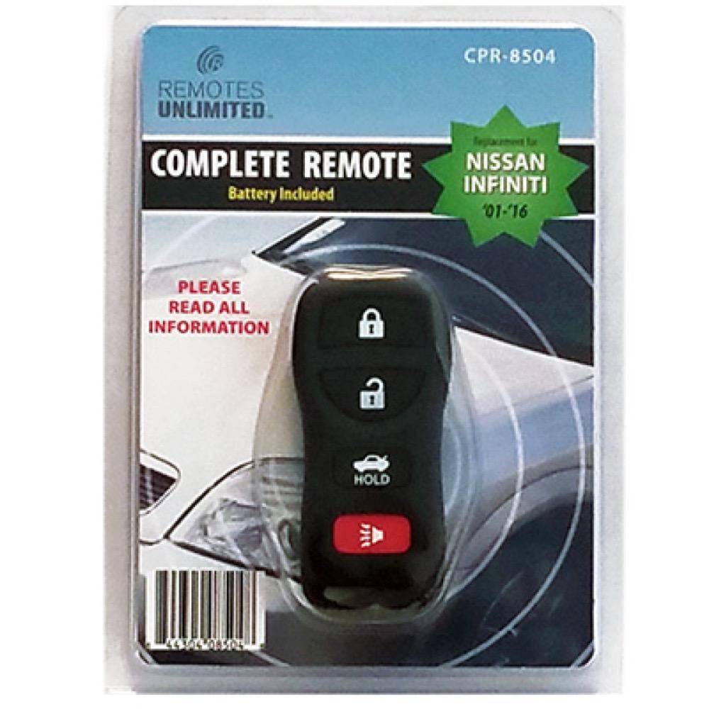 Nissan 4 Button Remote