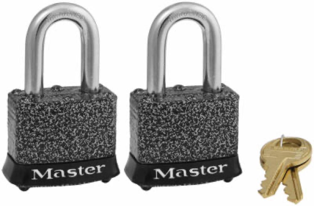 2PK 1-1/2" STL Padlock