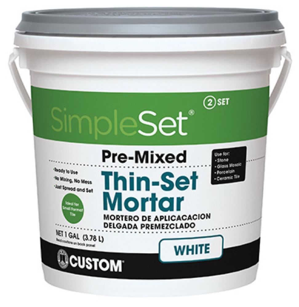 GAL WHT Thin Set Mortar
