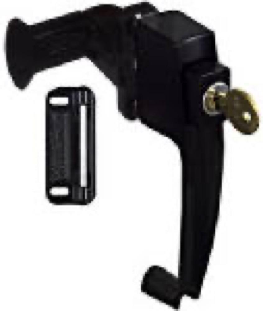Sat BLK Push Key Latch