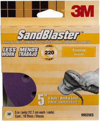 10PK 5" 220G Sand Disc