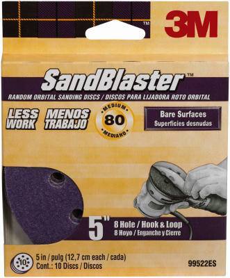 10PK 5" 80G Sand Disc