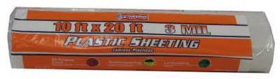 10x20 3Mil CLR Sheeting
