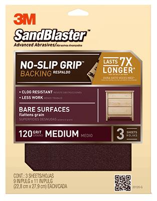 3PK 9x11 120G Sandpaper