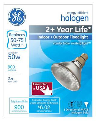 GE 50W Par38 Halo Bulb