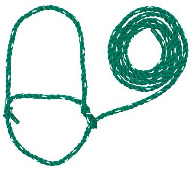 7' Cow GRN/WHT Halter
