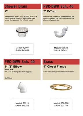 PVC-DWV Bin Cards Only