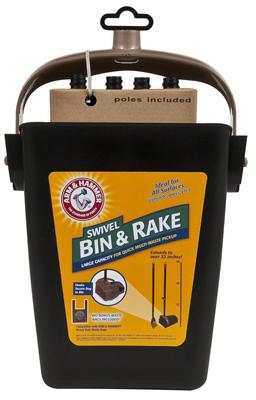 Waste Swivel Bin/Rake