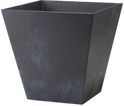 14" BLK SQ Ella Planter