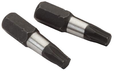 2PK 1" T25 Torx Ins Bit