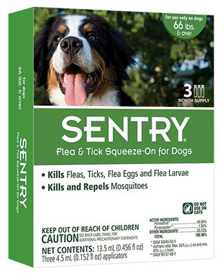 Sent 3CT 67LB Flea/Tick