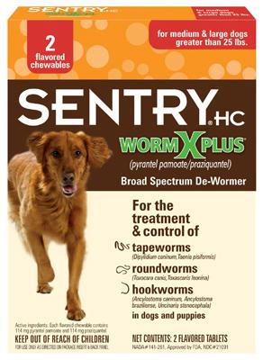 2CT LG Dog WormX Plus