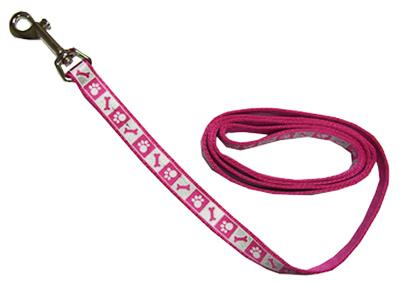 5/8x4 PNK Refl Leash