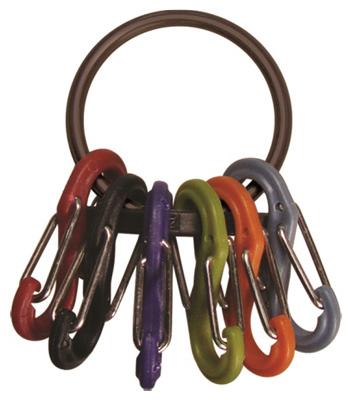 BLK S-Biner Key Ring