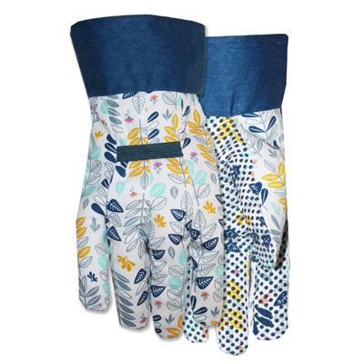 Ladies Canv/Dot Gloves