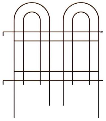 36x42BRZ DBL Arch Fence