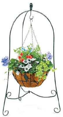 40" Scroll BSKT Stand