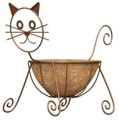 Rust Cat Planter/Liner