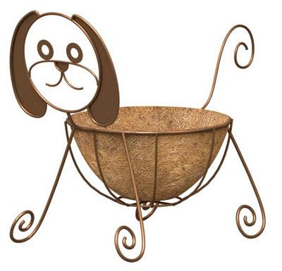 Rust Dog Planter/Liner