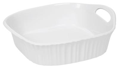 8x8 WHT SQ Baker Dish