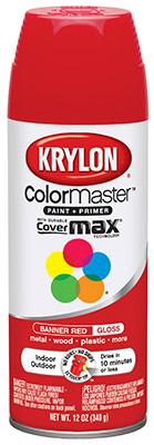 12OZ BannRED GLS Enamel