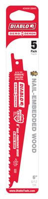 5PK 6"6-12T Recip Blade