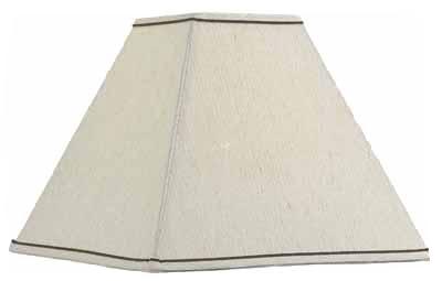 5.5"Taupe SQ Lamp Shade