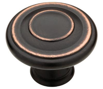 2PK 1-3/8" BRZ Cab Knob