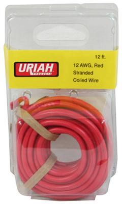 12' RED 12AWG Prim Wire