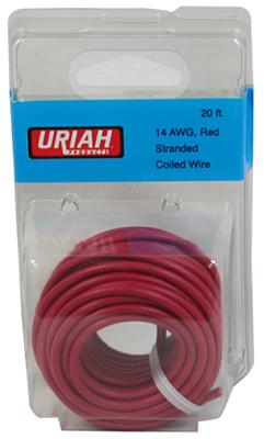 20' RED 14AWG Prim Wire