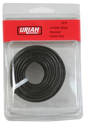 40' BLK 18AWG Prim Wire