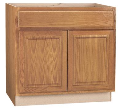 36"Oak Sink Bas Cabinet