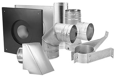 3"Pellet Vent Horiz Kit