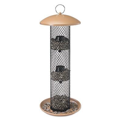 Tan Straigh Bird Feeder