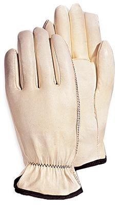 LG WHT Goatskin Glove