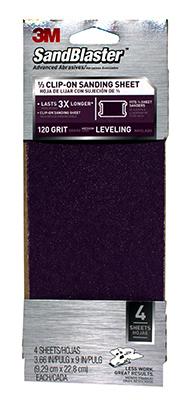 4PK 3-2/3x9 120G Sheet