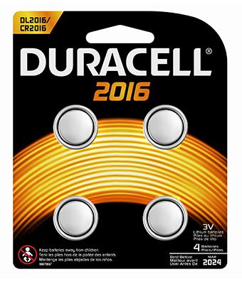 DURA4PK 3V 2016 Battery