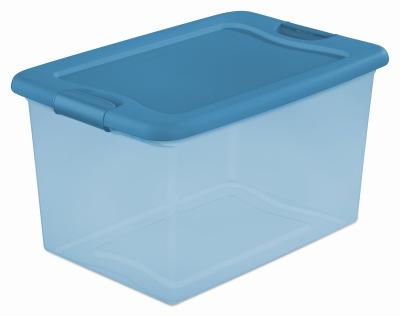 64QT BLU Latch Stor Box