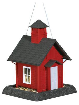 School Hous Bird Feeder