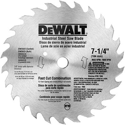 7-1/4" 20T Comb Blade