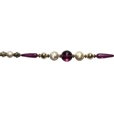 8' Purp Bead Garland
