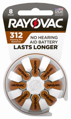 RAYO 8PK312Hear Battery