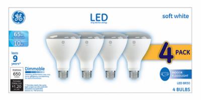 GE 4PK 10W BR30 Bulb