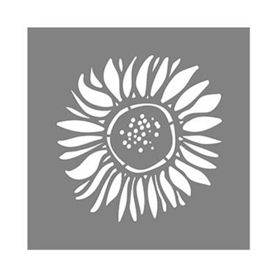 6x6 Sun FLWR Stencil