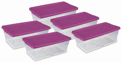 5PK 6QT CLR Stor Box