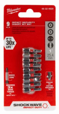 9PC Secu Insert Bit Set